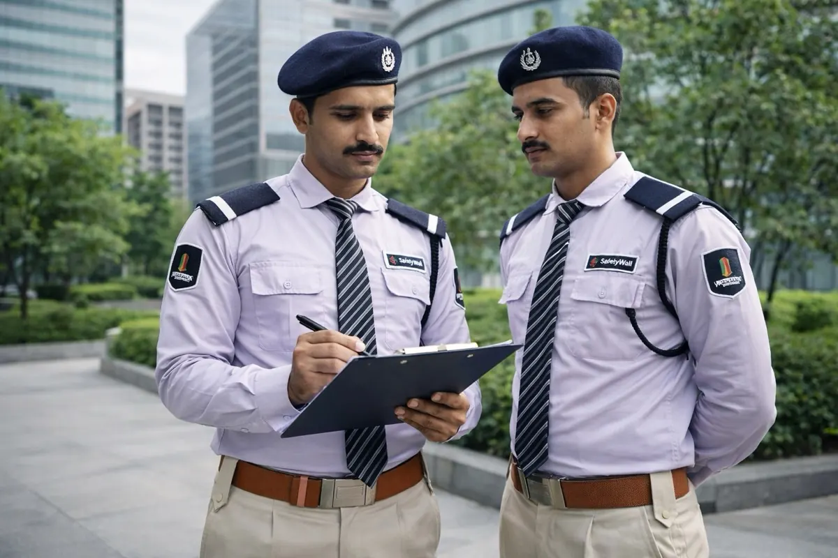 SafetyWall security guards on duty