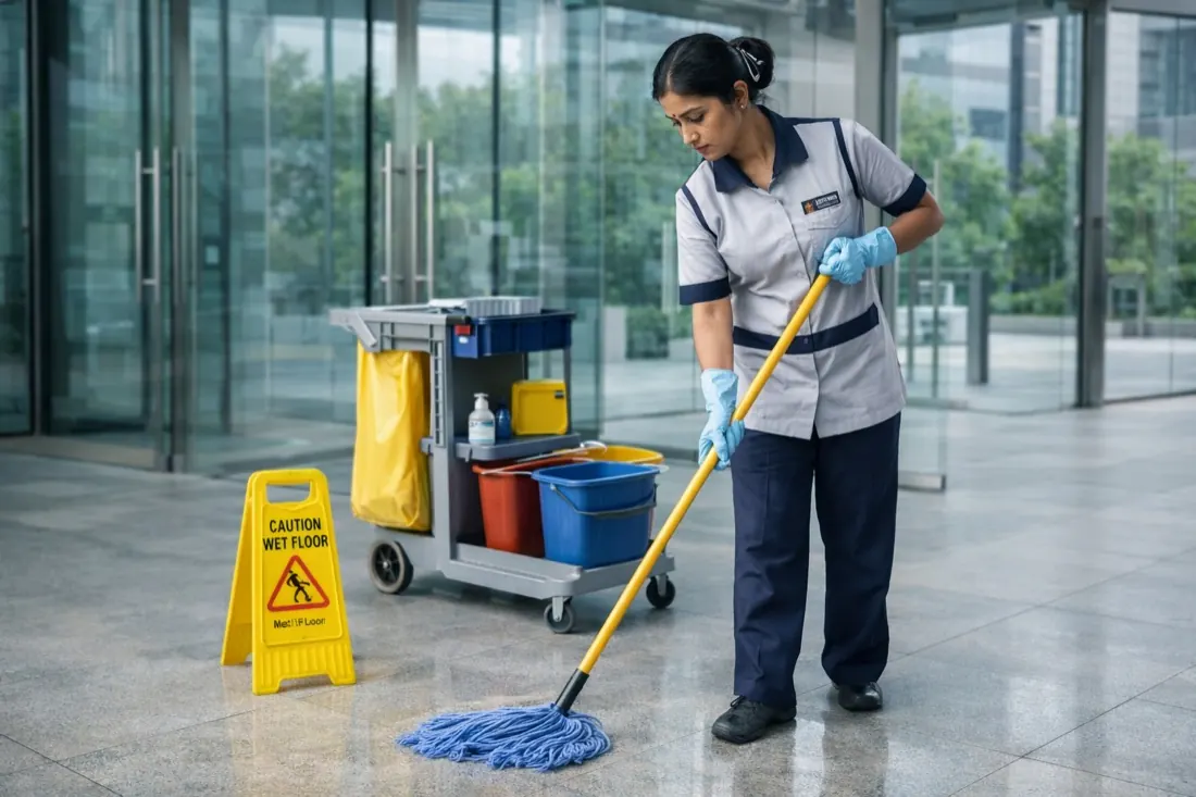 SafetyWall housekeeping professional
